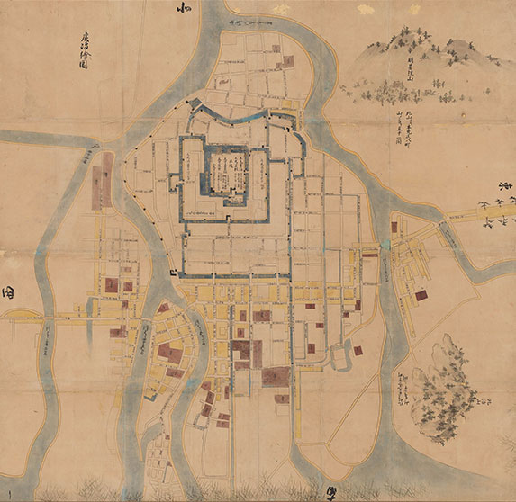 広島絵図（元和五年御入国之砌御城下絵図）