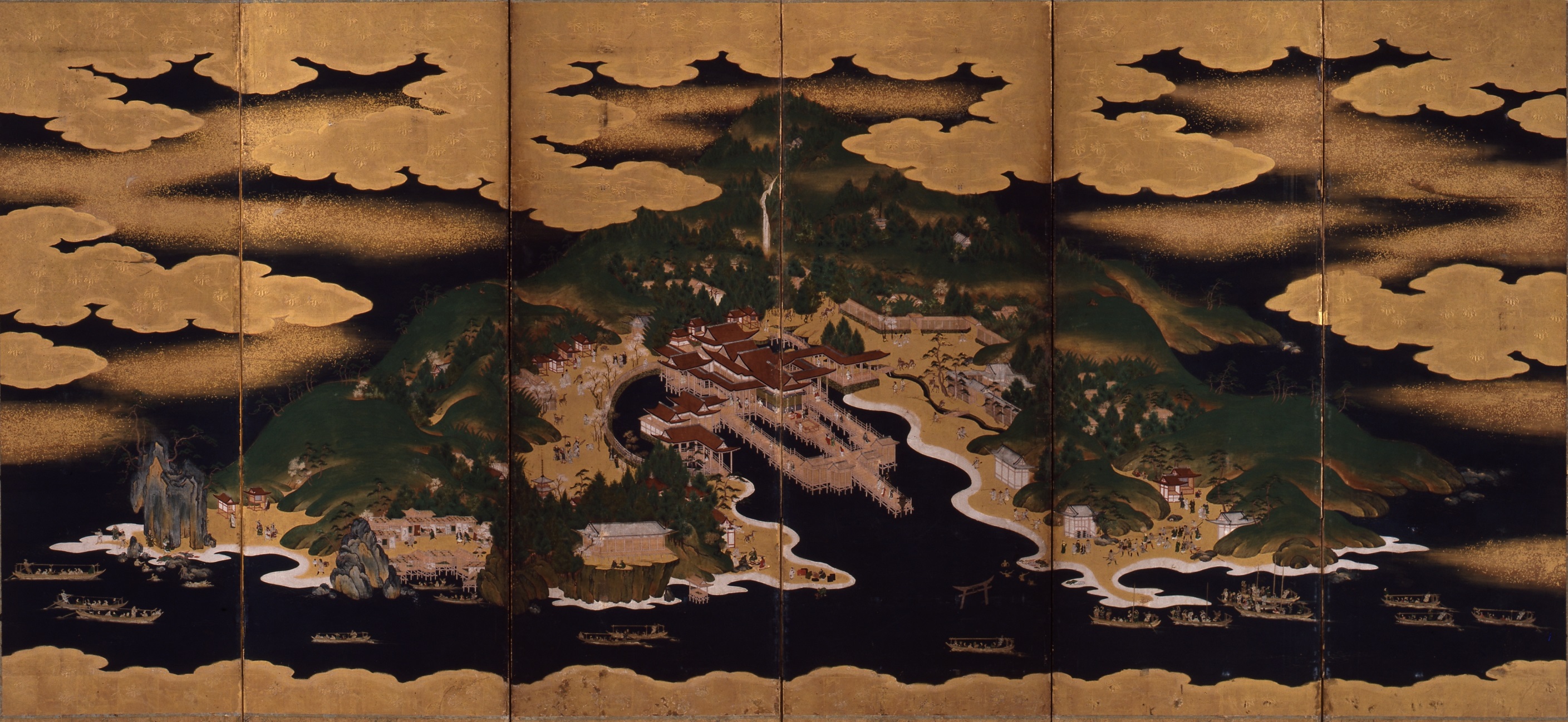 厳島図（江戸時代）広島県立美術館所蔵